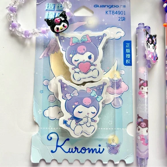 💜(KUR339) Kuromi Adorable 14-Piece Mega Mini Bundle! - Picture 10 of 12
